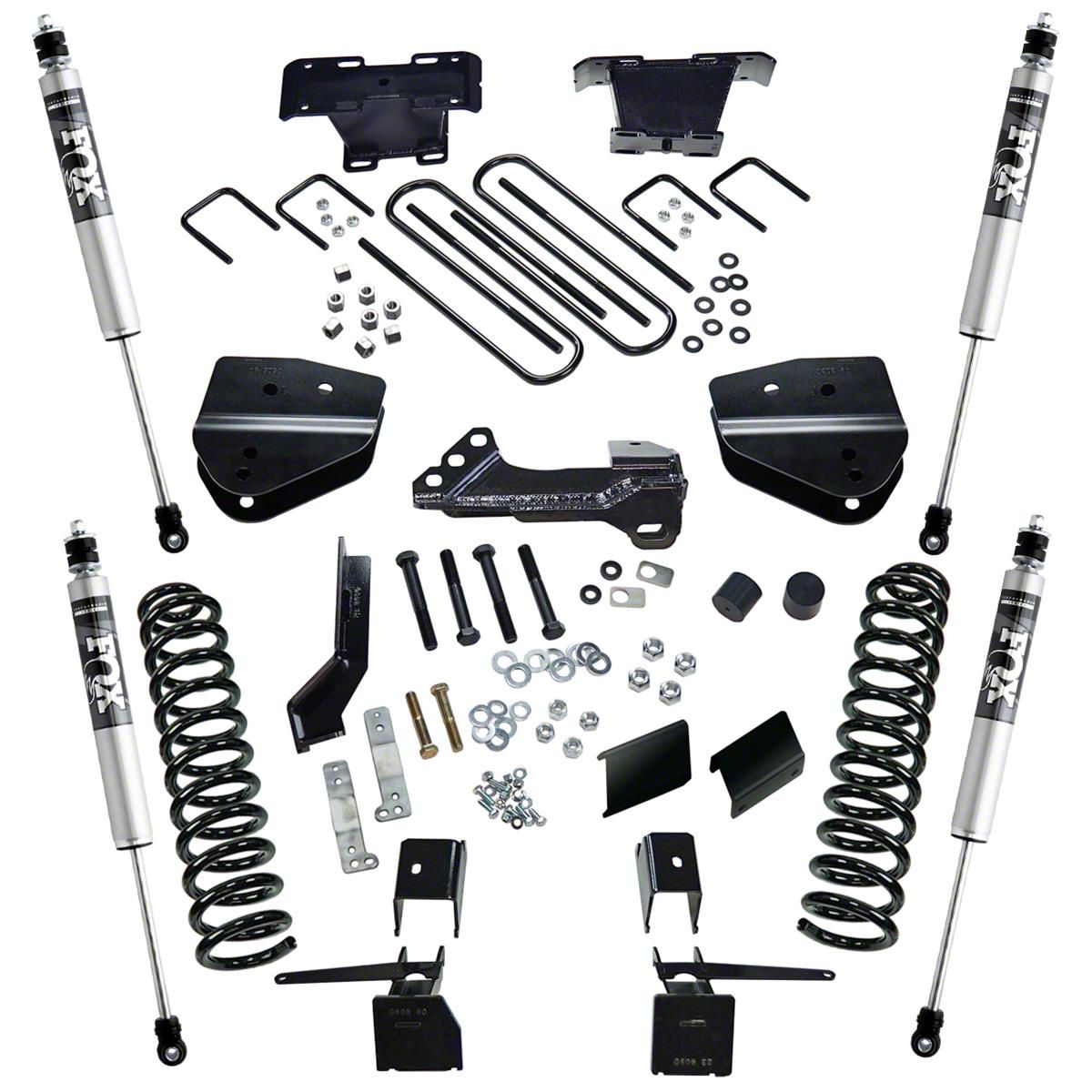 SuperLift F-250 Super Duty 4-Inch Spacer Suspension Lift Kit With FOX ...