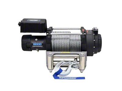 Superwinch 18,000 lb. 24-Volt Tiger Shark 18000 Winch with Steel Cable (Universal; Some Adaptation May Be Required)