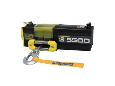 Superwinch 5,500 lb. S5500 Winch with Steel Cable (Universal; Some Adaptation May Be Required)