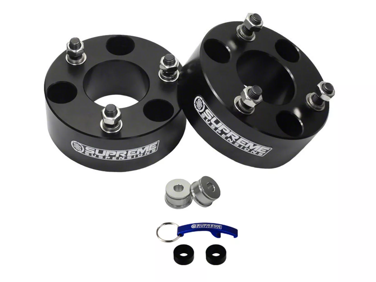 Supreme Suspensions F-150 2-Inch Pro Billet Front Strut Spacer Leveling ...