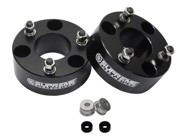 Supreme Suspensions 2.50-Inch Pro Billet Strut Spacer Leveling Kit (04-24 2WD/4WD F-150, Excluding Raptor)