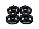 Supreme Suspensions 1.50-Inch Pro Billet Hub Centric Wheel Spacers; Black; Set of Four (87-90 Dakota)