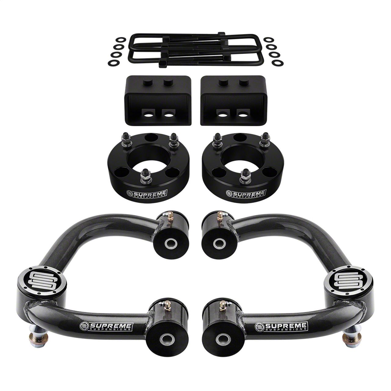 Supreme Suspensions 3.50-Inch Front / 1.50-Inch Rear Mid Travel Suspension Lift Kit (04-08 4WD F-150)