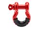 Supreme Suspensions Bolt-On Shackle Mount with Red D-Ring Shackles (17-19 F-350 Super Duty)