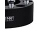 Supreme Suspensions 1.50-Inch PRO Billet 8 x 165.1mm to 8 x 170mm Wheel Adapters; Black; Set of Four (10-14 RAM 2500)