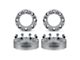 Supreme Suspensions 1.50-Inch PRO Billet 8 x 165.1mm to 8 x 180mm Wheel Adapters; Silver; Set of Four (10-14 RAM 2500)