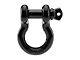 Supreme Suspensions 3/4-Inch D-Ring Shackle; Black