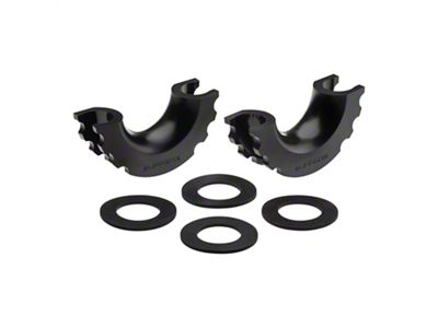 Supreme Suspensions 3/4-Inch D-Ring Shackle Isolators; Black