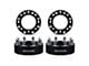 Supreme Suspensions 1.50-Inch PRO Billet 8 x 165.1mm to 8 x 180mm Wheel Adapters; Black; Set of Four (10-14 RAM 3500)