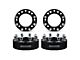 Supreme Suspensions 2-Inch Pro Billet Wheel Spacers; Black; Set of Four (10-14 RAM 3500)