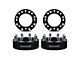 Supreme Suspensions 1.50-Inch Pro Billet Hub Centric Wheel Spacers; Black; Set of Four (07-10 Sierra 2500 HD)