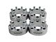 Supreme Suspensions 1.50-Inch Pro Billet Hub Centric Wheel Spacers; Silver; Set of Four (07-10 Sierra 2500 HD)