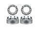 Supreme Suspensions 1.50-Inch Pro Billet Hub Centric Wheel Spacers; Silver; Set of Four (07-10 Sierra 2500 HD)