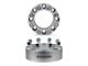 Supreme Suspensions 2-Inch PRO Billet 8 x 165.1mm to 8 x 170mm Wheel Adapters; Silver; Set of Four (07-10 Sierra 2500 HD)