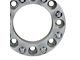 Supreme Suspensions 2-Inch Pro Billet Hub Centric Wheel Spacers; Silver; Set of Two (07-10 Sierra 3500 HD)