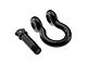 Supreme Suspensions 3/4-Inch D-Ring Shackle; Black