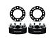 Supreme Suspensions 1.50-Inch Pro Billet Hub Centric Wheel Spacers; Black; Set of Four (07-10 Silverado 2500 HD)
