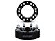 Supreme Suspensions 2-Inch Pro Billet Hub Centric Wheel Spacers; Black; Set of Two (07-10 Silverado 2500 HD)