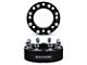 Supreme Suspensions 2-Inch PRO Billet 8 x 165.1mm to 8 x 180mm Wheel Adapters; Black; Set of Four (07-10 Silverado 2500 HD)