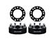 Supreme Suspensions 2-Inch PRO Billet 8 x 165.1mm to 8 x 170mm Wheel Adapters; Black; Set of Four (07-10 Silverado 2500 HD)