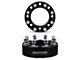 Supreme Suspensions 2-Inch PRO Billet 8 x 165.1mm to 8 x 170mm Wheel Adapters; Black; Set of Four (07-10 Silverado 2500 HD)