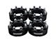 Supreme Suspensions 2-Inch Pro Billet Hub and Wheel Centric Wheel Spacers; Black; Set of Four (11-17 Silverado 2500 HD SRW)