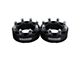 Supreme Suspensions 2-Inch Pro Billet Hub and Wheel Centric Wheel Spacers; Black; Set of Two (11-17 Silverado 3500 HD SRW)