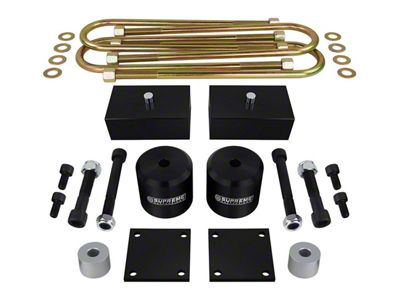 Supreme Suspensions 2.50-Inch Front / 1-Inch Rear Pro Billet Suspension Lift Kit (11-24 4WD F-250 Super Duty w/o Factory Overload Springs)