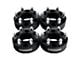 Supreme Suspensions 2-Inch Pro Billet Hub Centric Wheel Spacers; Black; Set of Two (07-20 Yukon)