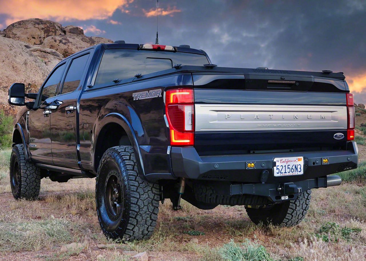 SVC Offroad F-250 Super Duty Mojave Rear Bumper; Black SVC-SD-MRB-01 ...