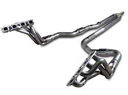 Stainless Works 1-3/4-Inch Headers with Catted Y-Pipe; Factory Connect (09-18 5.7L RAM 1500 Quad Cab, Crew Cab)