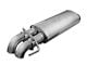 Stainless Works Dump Style Dual Exhaust System with X-Pipe Resonator; Performance Connect; Turn Down (11-14 6.2L F-150 Raptor SuperCrew)