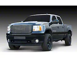 T-REX Grilles Billet Series Upper Grille Insert; Polished (11-14 Sierra 2500 HD, Excluding Denali)