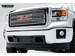 T-REX Grilles Billet Series Upper Overlay Grille; Polished (14-15 Sierra 1500)