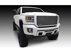 T-REX Grilles Billet Series Upper Grille Insert; Polished (15-19 Sierra 2500 HD)