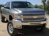 T-REX Grilles Billet Series Top Opening Bumper Grille Insert; Polished (07-10 Silverado 2500 HD)