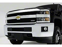 T-REX Grilles Billet Series Upper Overlay Grilles; Black (15-19 Silverado 2500 HD, Excluding High Country)
