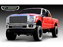 T-REX Grilles Billet Series Upper Grille Insert; Polished (11-16 F-250 Super Duty)