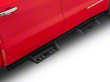 4-Inch Drop Sniper Running Boards; Textured Black (19-25 Sierra 1500 Crew Cab)