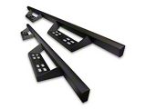 4-Inch Drop Sniper Running Boards; Textured Black (20-25 Sierra 3500 HD Crew Cab)