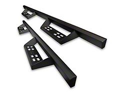 4-Inch Drop Sniper Running Boards; Textured Black (20-24 Sierra 3500 HD Crew Cab)