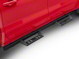 4-Inch Drop Sniper Running Boards; Textured Black (19-25 Silverado 1500 Crew Cab)