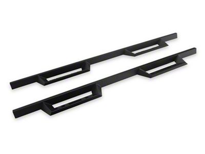 4-Inch Drop Sniper Running Boards; Textured Black (20-24 Silverado 2500 HD Double Cab)