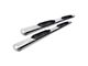 4-Inch Oval Straight Side Step Bars; Polished (07-14 Tahoe)