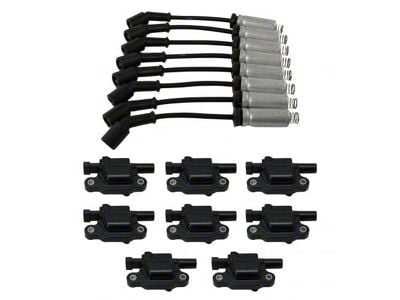 8-Piece Ignition Kit; Square Style (15-19 Tahoe)