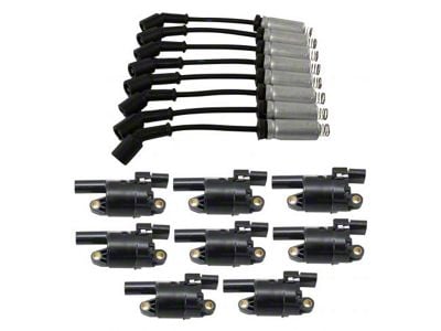 9-Piece Ignition Kit; Round Style (15-21 Tahoe)