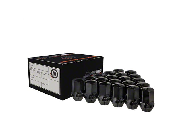 Black OE Style Lug Nuts; M14x1.5; Set of 24 (07-24 Tahoe)