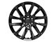 CA90 Gloss Black 6-Lug Wheel; 22x9; 28mm Offset (21-24 Tahoe)