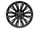 CA93 Satin Black 6-Lug Wheel; 22x9; 28mm Offset (21-24 Tahoe)