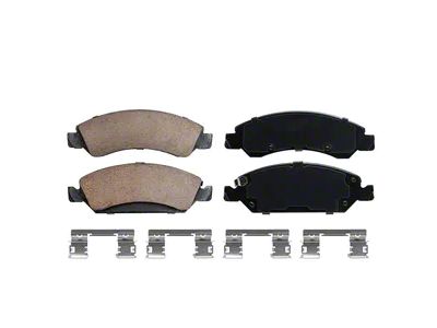 Ceramic Brake Pads; Front Pair (08-20 Tahoe, Excluding Police)